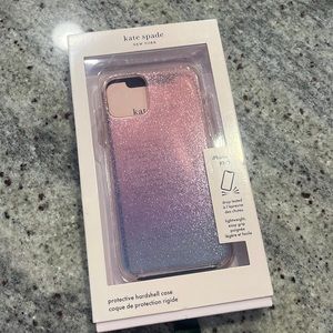 NWT! Kate Spade I phone 11 pro phone case! Cute sparkle ombré!